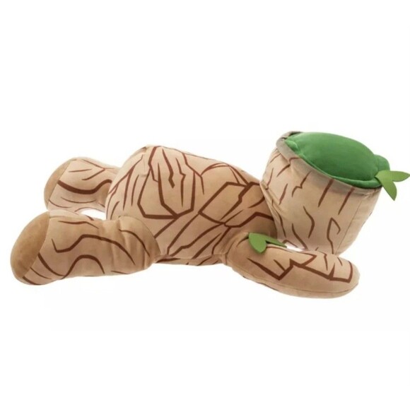 Giant Large 24" pillow Sleeping Groot Cuddleez stuffed Plush Disney Marvel toy - Picture 8 of 9